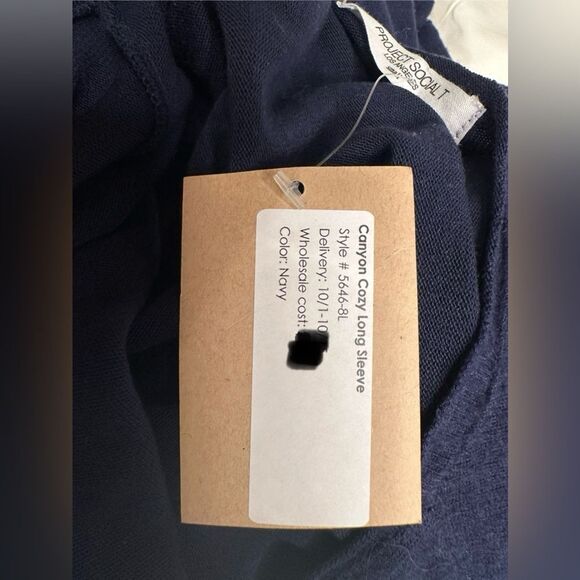 Project Social T Canyon Cozy Long Sleeve Top Pullover Modal V-Neck Sweater Small - Picture 7 of 13
